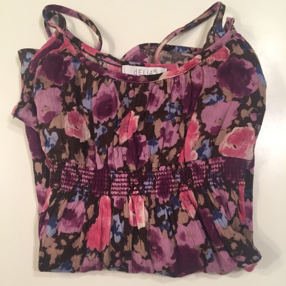 Delia's Floral Shirt